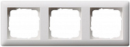 Gira Standard 55 Белый матовый Рамка 3-ая