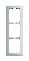 Legrand Galea Life Алюминий/Soft Aluminium Рамка 3 поста вертикальная