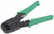 ITK Инструмент обжимной для RJ45 RJ12 RJ11 ручка ПВХ зеленый