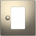 Merten D-Life Никель Центральная накладка для сенсорного термостата SD