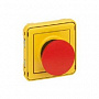 Legrand Plexo Желтый/Красный Кнопка экстренного отключения НЗ-контакт 3A IP55