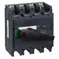 Schneder Electrc nterpact NS320 Выключатель-разъединитель, монтаж на плате 4P / с чёрной рукояткой
