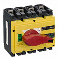 Schneder Electrc nterpact NS250 Выключатель-разъединитель, монтаж на плате 4P / с красной рукояткой