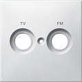 Merten System Design Белый Накладка розетки TV-FM