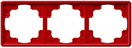 Gira S-Color Красный Рамка 3-ая