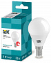 Лампа светодиодная шарообразная IEK G45 3Вт 230В 4000К E14