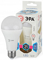ЭРА Лампа светодиодная грушевидная E27 170-265В 21Вт 4000К