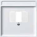 Merten System Design Белый Накладка розеток для громкоговорителей/ розеток USB