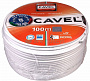CAVEL Кабель коаксиальный DG-113 Cu/Al/CuSn (75%) 75 Ом 100м белый 