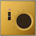 Jung Механизм Золото Термостат комнатный 1НЗ-контакт 10(4)А 230V