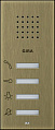 Gira System-55 Бронза Станция квартирная накладного монтажа с переговорным устройством hand free