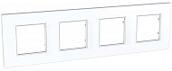 Schneider Electric Unica Quadro Белый Рамка 4-ая