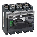 Schneder Electrc nterpact NV100 Выключатель-разъединитель, монтаж на плате 4P / с чёрной рукояткой