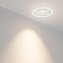 Arlight Светодиодный светильник круглый LTD-95WH  2700-3200К 672Lm Белый