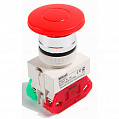 DEKraft ВK-22 Выключатель кнопочный грибовидный AEA-22 220В красная