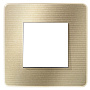 Schneider Electric Unica New Studio Metal Золото/Белый Рамка 1-постовая