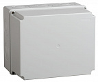IEK КМ41344 Коробка распаячная о/п (монт.плата, 5 кабельных вводов) 240х195х165мм, IP55 / серый