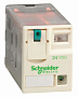 Schneider Electric Реле 4СО светодиод слаботочное 24В DC