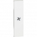 Bticino LivingNow Белый Лицевая панель с символом вентилятор для выключ и переключ 1 мод