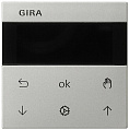 Gira System 3000 Сталь Накладка управления жалюзи с дисплеем