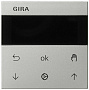 Gira System 3000 Сталь Накладка управления жалюзи с дисплеем