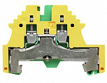 Weidmuller Клеммник заземления WPE 2.5N винт 2.5 мм.кв желто-зеленый