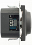 Wessen 59 Черный бархат Светорегулятор поворотный 300 Вт для л/н г/л