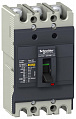 Автомат Schneider Electric EasyPact EZC100N 3P 3d 80A 15kA c магнитотермическим расцепителем