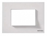 ABB NIE Zenit Белый Рамка итальянский стандарт ITA 3 мод N2473 BL