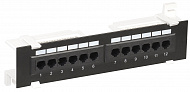 ITK Настенная патч-панель кат.6 UTP, 12 портов IDC Dual