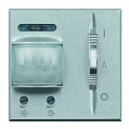 Bticino Axolute Алюминий Выключатель с ИК-датчиком 30сек.-10мин. 6A/ индуктивная 2A 2 мод