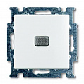 ABB BJB Basic55 Белый Выключатель 1-кл. с линзой и N-клеммой, НО контакт