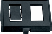 Merten SM&SD Черный Вставка наклонной телекоммуникационной накладки для разъема AMP/Thomas&Betts
