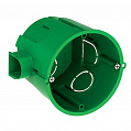 Schneider Electric Установочная коробка для скрытого монтажа для ЭУИ 68x60 скрытой установки пластик зеленый ip30