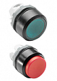 ABB Кнопка MP2-21R красная только корпус с фиксацией с подсветкой