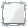 Переключатель одноклавишный перекрестный (вкл/выкл с 3-х мест) 10 А / 250 В~ Merten M-Elegance Белый глянцевый