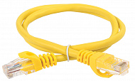 ITK Коммутационный шнур (патч-корд), кат.5Е UTP, 1м, желтый
