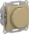 Светорегулятор (диммер) Schneider Electric Glossa Титан повор-нажим LED RC 315Вт механизм