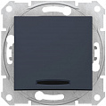 Schneider Electric Sedna Графит Выключатель 1-клавишный 2-полюсный с индикацией 10A