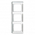 Jung SL 500 Белый Рамка 3-постовая вертикальная