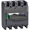 Schneder Electrc nterpact NV500 Выключатель-разъединитель, монтаж на плате 4P / с чёрной рукояткой
