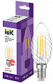 Лампа светодиодная свеча IEK CT35 витая 7Вт 230В 3000К E27 серия 360°