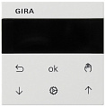 Gira System 3000 Белый глянец Накладка управления жалюзи с дисплеем