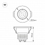 Arlight Светильник светодиодный круглый мебельный LTM-R50WH 5Вт 4000К 350-400Lm Белый
