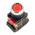 EKF PROxima ABLFS-22 Кнопка с подсветкой красный NO+NC 230В