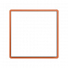 Декоративная вставка цвет оранжевый ABB Basic 55