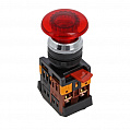 EKF PROxima AELA-22 Кнопка красная с подсветкой NO+NC 220В грибок