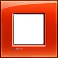 Bticino Living Light Оранжевый Рамка прямоугольная, 2 мод