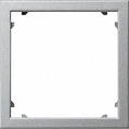 Gira System-55 Алюминий Рамка промежуточная квадратная для устройств с накладками 45х45мм