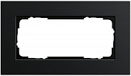 Gira Esprit Черный анодированный алюминий Рамка 2-ая без перегородки